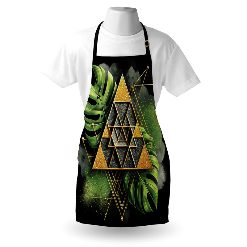 Geometric Bib Apron