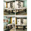 Bureau d'écriture en pierre frittée Light Luxury-345165875