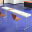 Table pliante robuste NPS, gris moucheté-33816513