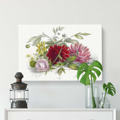 Still Life of Flowers - Wrapped Canvas