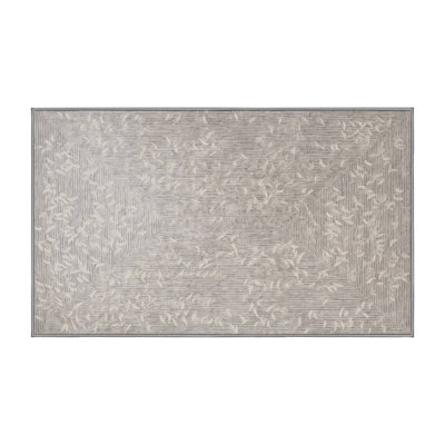 Tapis gris lavable à la machine