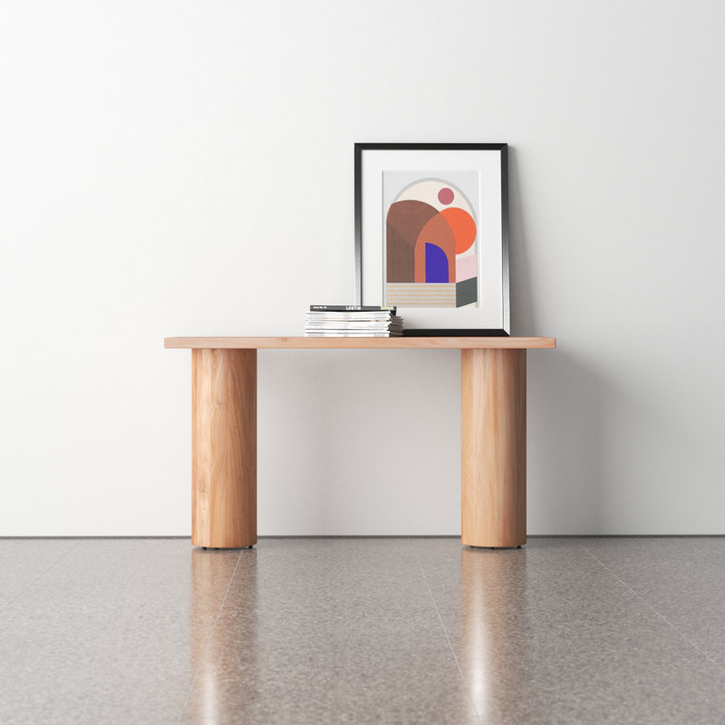 Dorinne 54'' Solid Wood Console Table, Natural