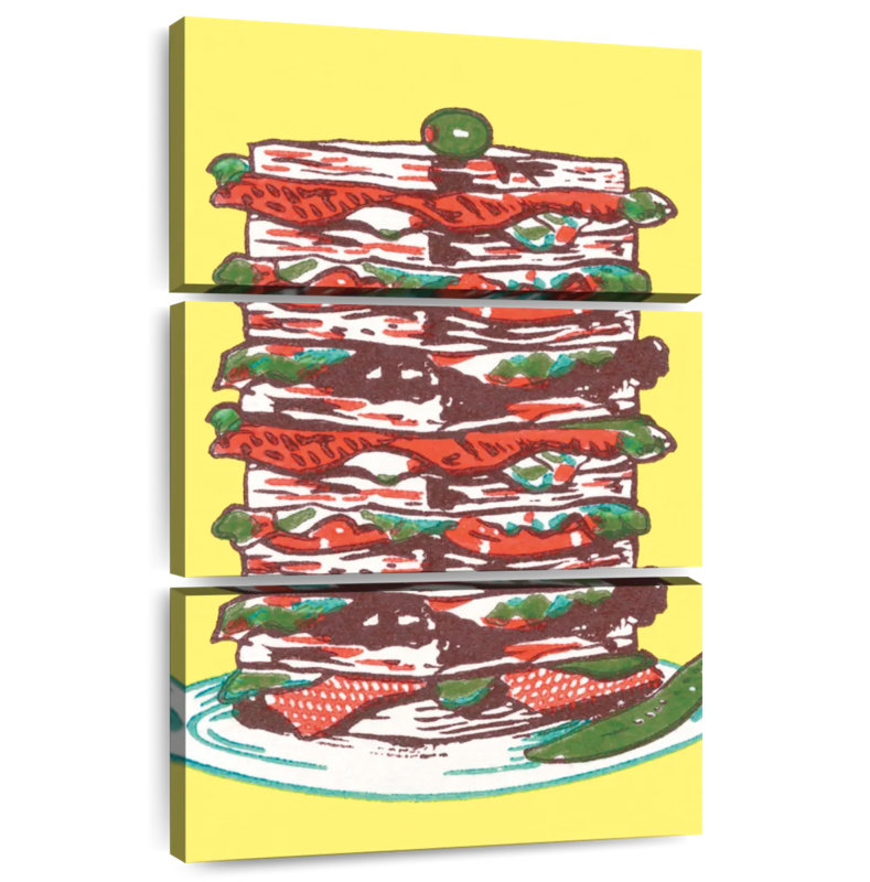 Yarlin Sandwich Tower, 32" H x 20" W
