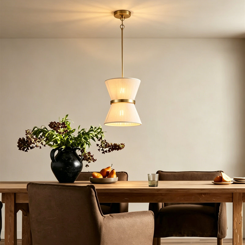Luminaires suspendus en rotin 2 lumières
