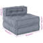 Cotton Gray Cushion Pad