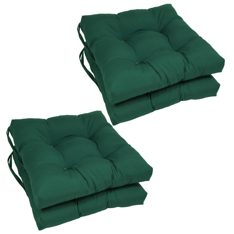 Coussin de siège Tangerine Dream, Velours vert forêt