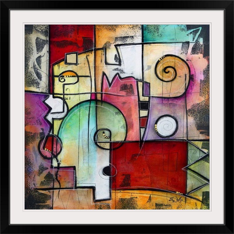 Malveaux «Rialto» par Brittiney, impression, H 20 po x l 20 po x P 1,5 po, Toile