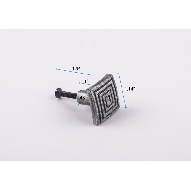 Oversized 2" Length Square Knob Multipack