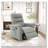 Manual Recliner Chair Rocking and Swivel Recliner Nursery Rocking Recliner Massage Recliner with 8-Point Massage Function and Adjustable Backrest-189019989-189019988