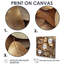 «Brown Sable Leaves III» - art mural feuilles-423197833-423197856-423197866