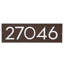Plaque d’adresse murale sur 1 ligne flottante-41299971-41299850-41303794