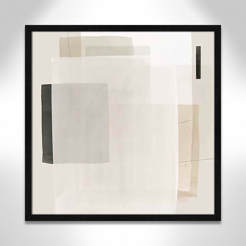Mystical Momentum I par Hazel J, H 23,5 po x l 23,5 po x P 1,25 po, Cadre noir mince
