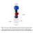 Colored Stone Rotating Fiberglass Reinforced Plastic Marble Base Floor Ornament
