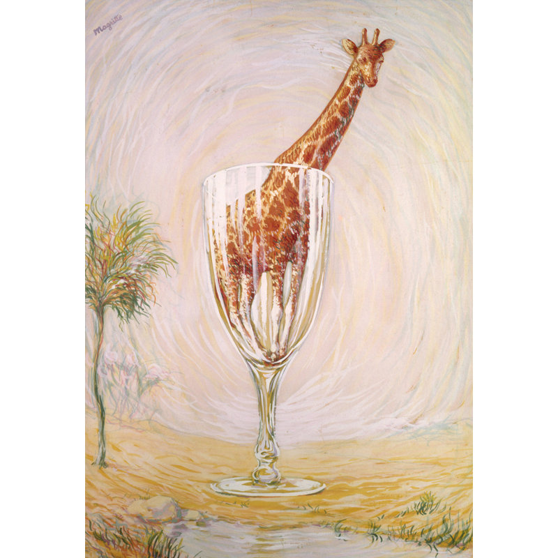 La baignoire en verre taillé, H 18 po x l 13 po