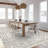 Ultra-Thin Moroccan Washable Rug, Anti-Slip Backing Rugs for Living Room (Ivory)-1328428175
