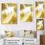 «Tropical Golden Palm Leaves», reproduction sur toile-797662497-797662496