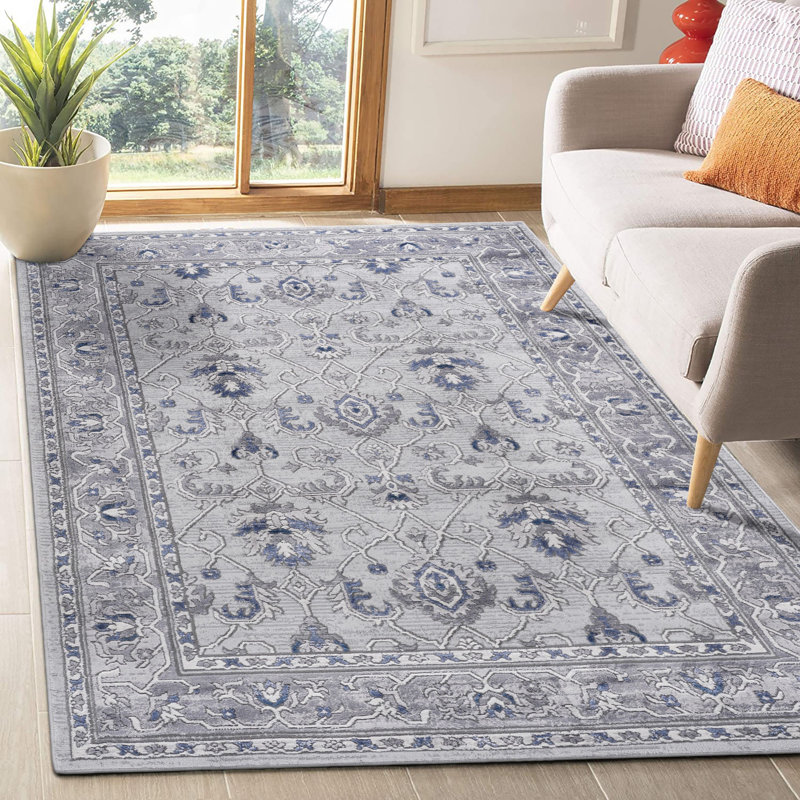 Lint-free, stylish, stain-resistant area rug, Rectangle 6'7" x 7'9"