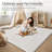 White Washable Shag Area Rugs Non-Slip Fluffy Shag Plush Fuzzy Shaggy Rug for Living Room, Bedroom, Home Decor-12948088