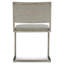 Ames Upholstered Side Chair in Glazed Silver