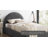 Resort Performance Velvet Arched Round Platform Bed-101181362-101181365