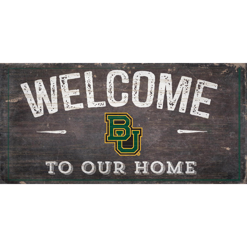 Décoration murale ncaa welcome, Baylor Bears et Lady Bears