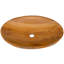 Lavabo vasque en bois de teck 23,5 "X 16" avec trou de drainage et finition lisse