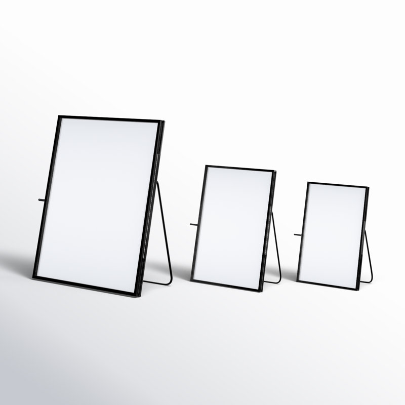 Bradwell Metal Picture Frame - Set of 3, Black