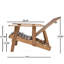 Chaise Adirondack avec lattes traditionnelles-879983161