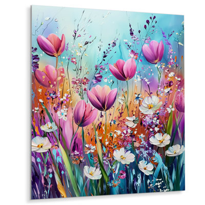 Fantaisie lavande et tulipes champ VI