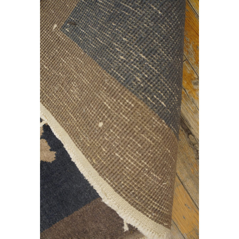 Antique Art Deco Room Size Wool Taupe Rug