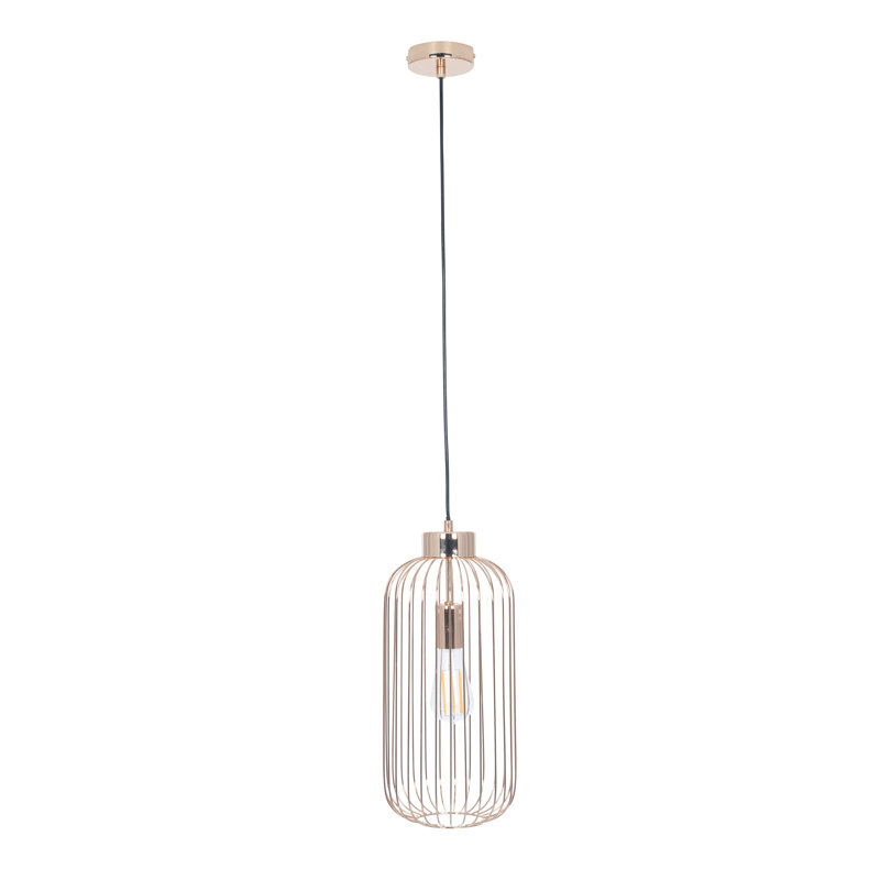 Reposa 1 - Light Gold Cylinder Pendant