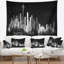Paysage urbain de seattle, silhouette sombre-28503425