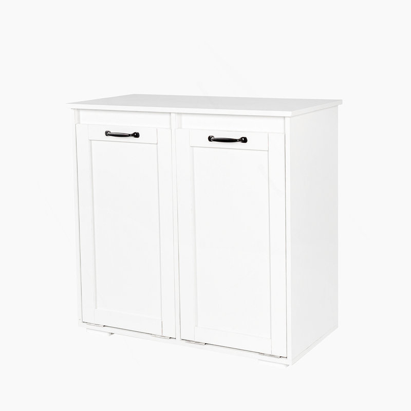 Laundry Cabinet ,With 2 Removable Liner Bags