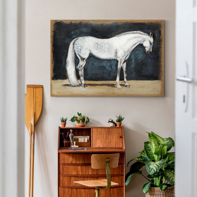 Equestrian Studies V - Wrapped Canvas Print