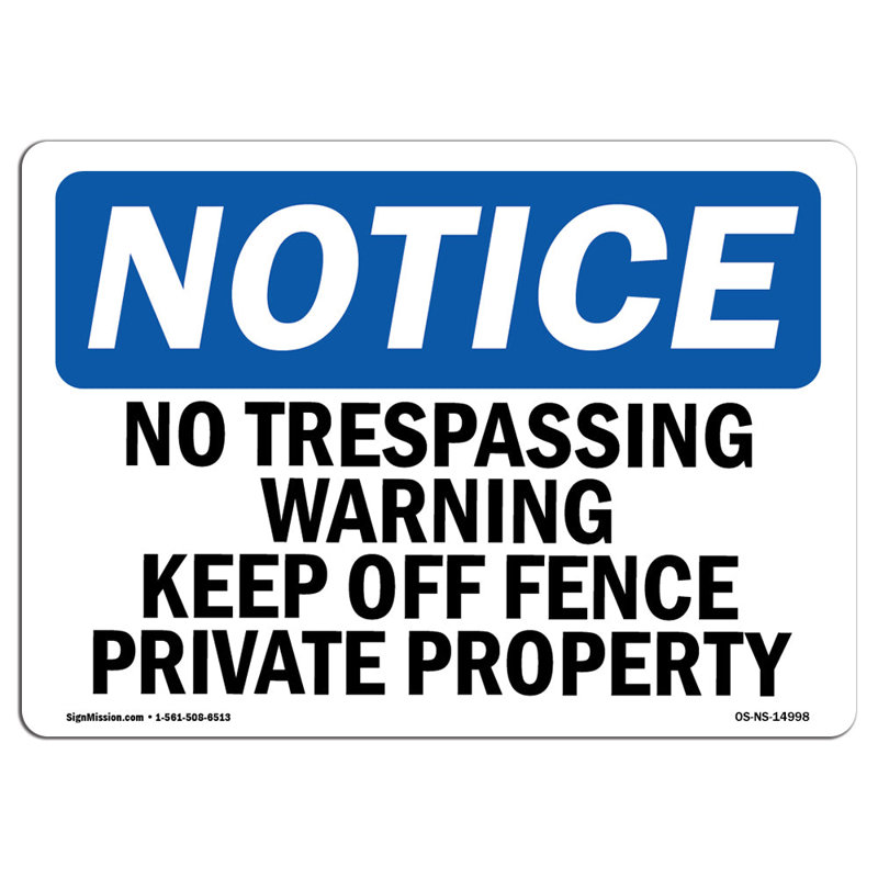 Notice Sign