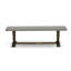 Ensemble de table de salle à manger 6 pièces avec siège en tissu lin Limelight-1751043690-1751043691-1751043692