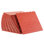 Carreaux de garage à emboîtement, 12 x 12 x 0,53 pouces, paquet de 50 carreaux de revêtement de sol de garage, carreaux de garage à texture antidérapante à double face, pour garages, sous-sols, ateliers de réparation, rouge