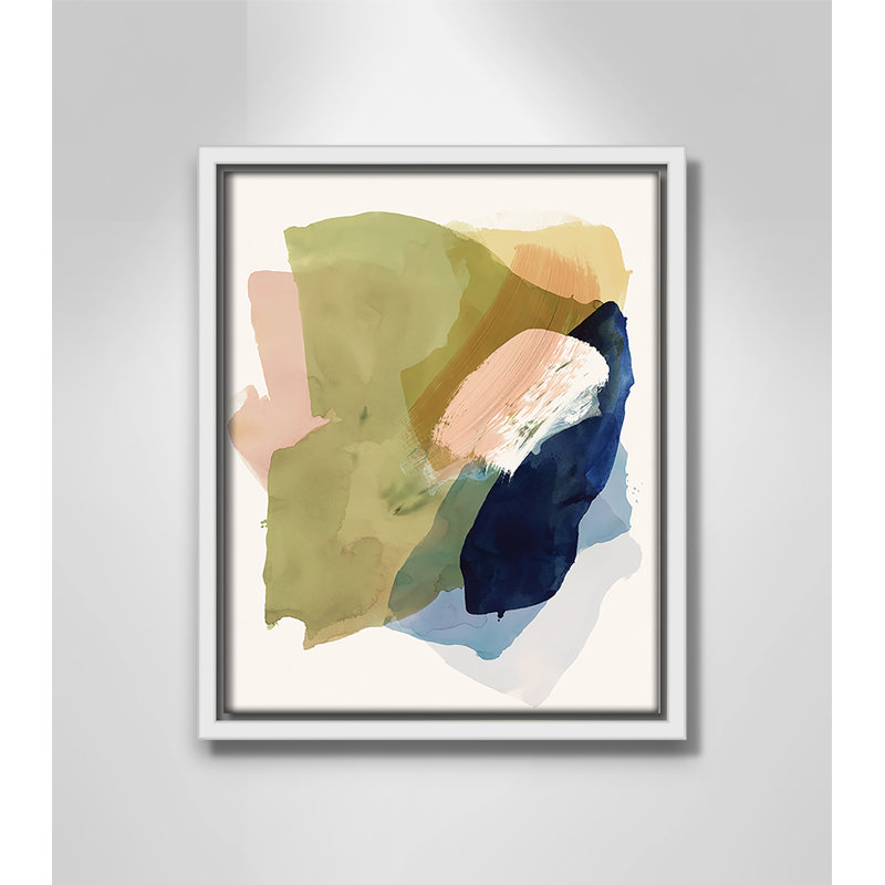 Brush and Whisper II Print by , White Floater, 11.5" H x 9.5" W