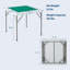 Table de poker et de Mahjong pliable 39,4 x 39,4 po pour 4 joueurs-125055304