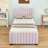 Twin Upholstered Platform Bed with Twin Trundle-1289046883