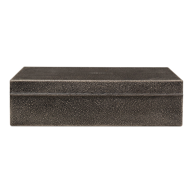 Gatsburg Handmade Decorative Box, Gray
