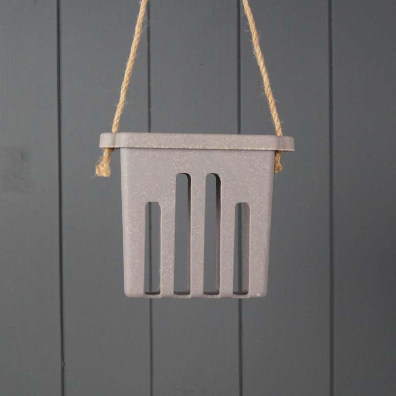 Casiyah Hanging Suet Bird Feeder, Straw
