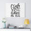 God Gave Me You - Wrapped Canvas Print-1236331195