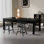 Solid wood multifunctional table set