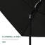 205cm Tilt Beach,Traditional Parasol-96006546