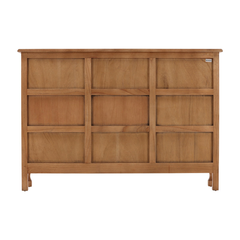 Furniture Classics Dalia Natural Mahogany Raffia Cabinet