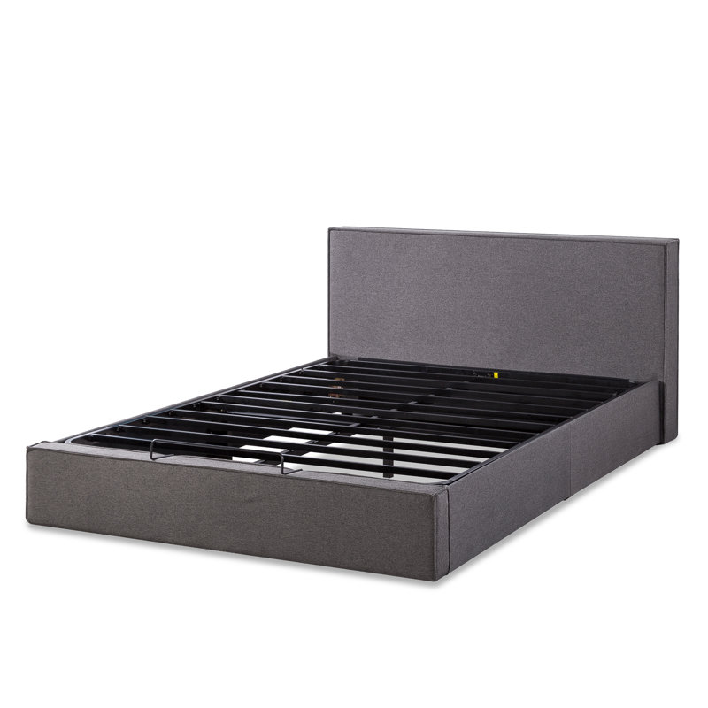 Boryschtsck Upholstered Metal Platform Storage Bed, Queen