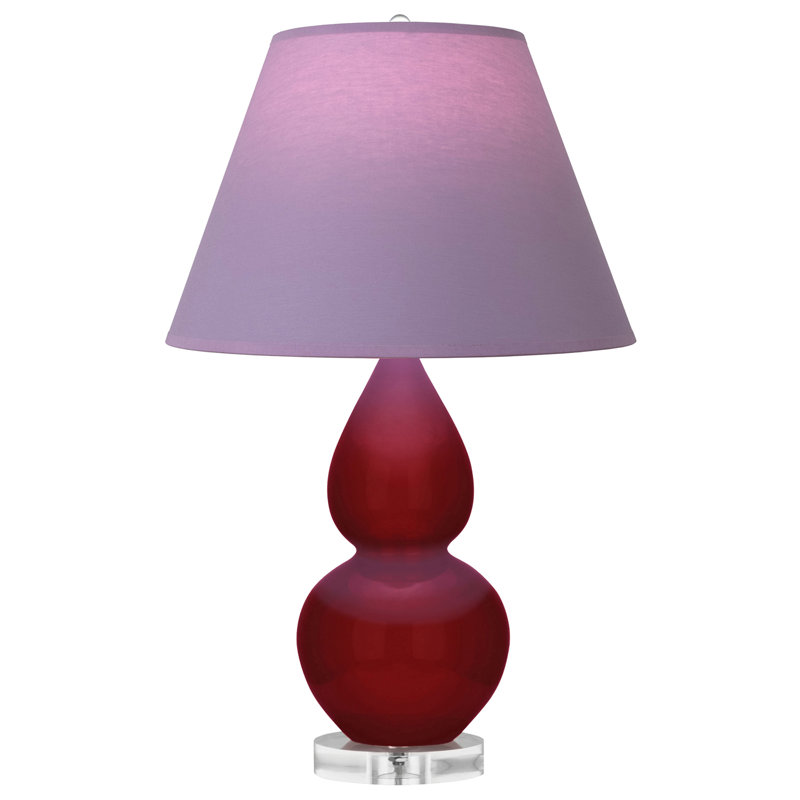 Petite lampe d'appoint à double gourde, Lavande / prune, Sangria