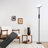 Voleta 70" LED Torchiere Floor Lamp With Remote Control