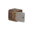Trevon Square Pine Solid Wood Cube Shelf